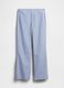 Pantaloni a palazzo in misto lino_5