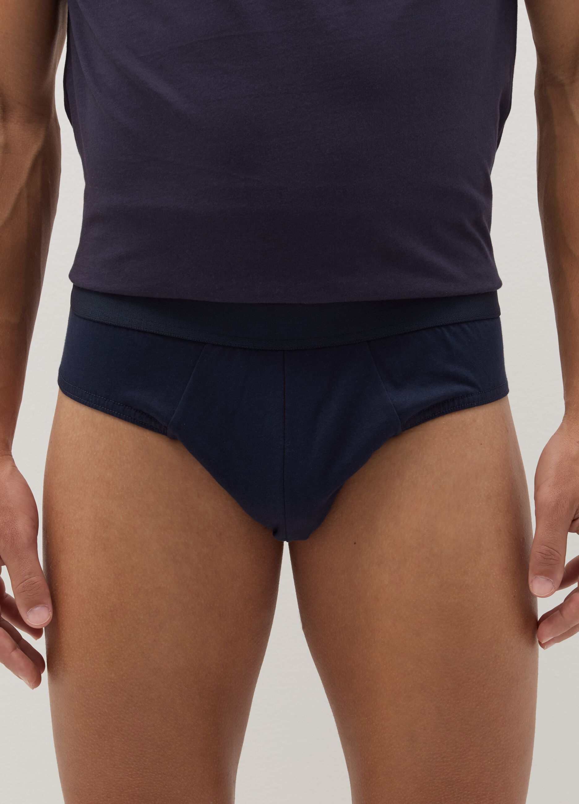 Three-pack briefs in organic cotton