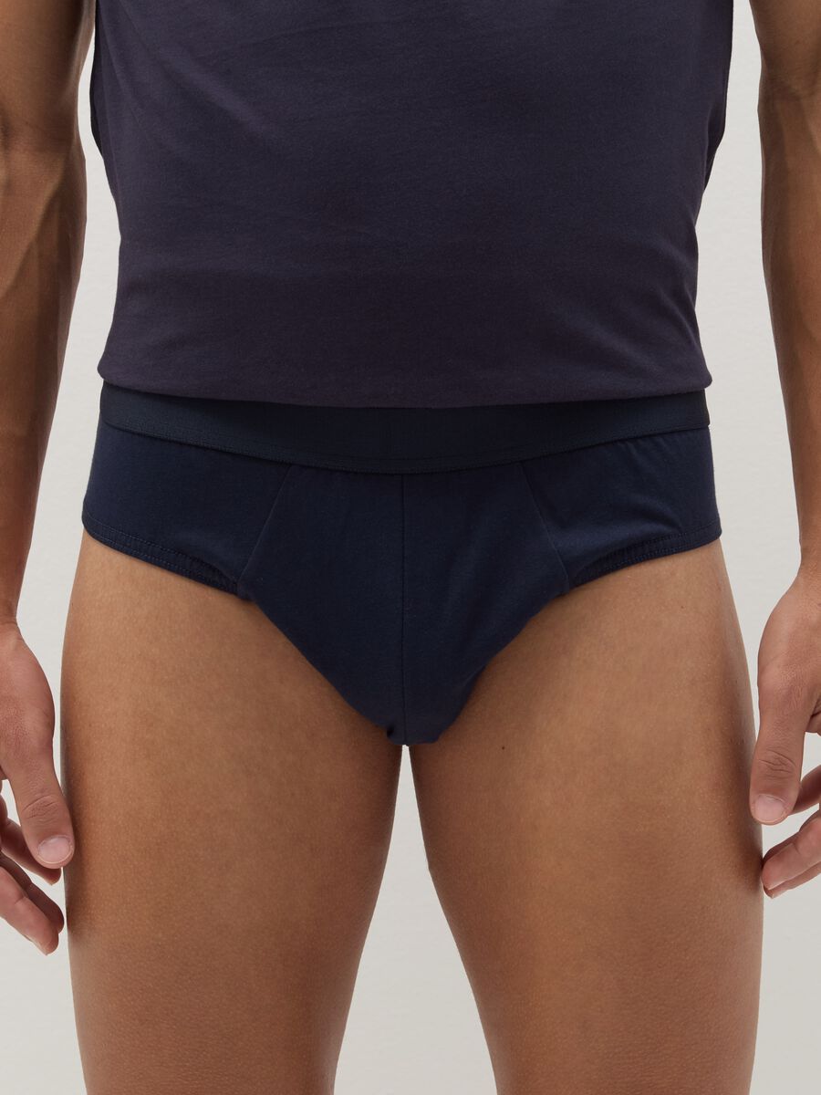 Three-pack briefs in organic cotton_1