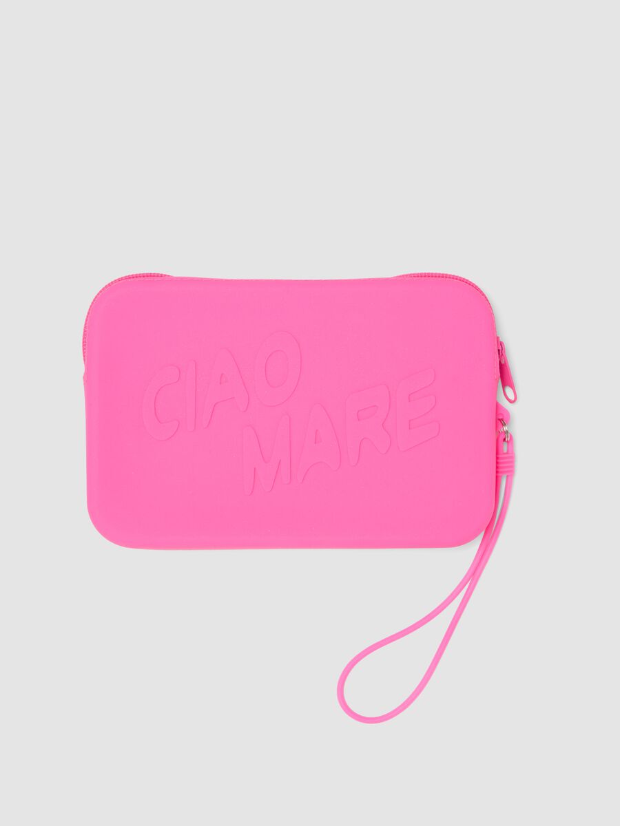 Pink wristlet pouch_0
