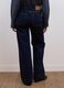 Blue wide-leg jeans in stretch cotton_3