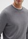 Grey cotton blend jumper regular fit_3