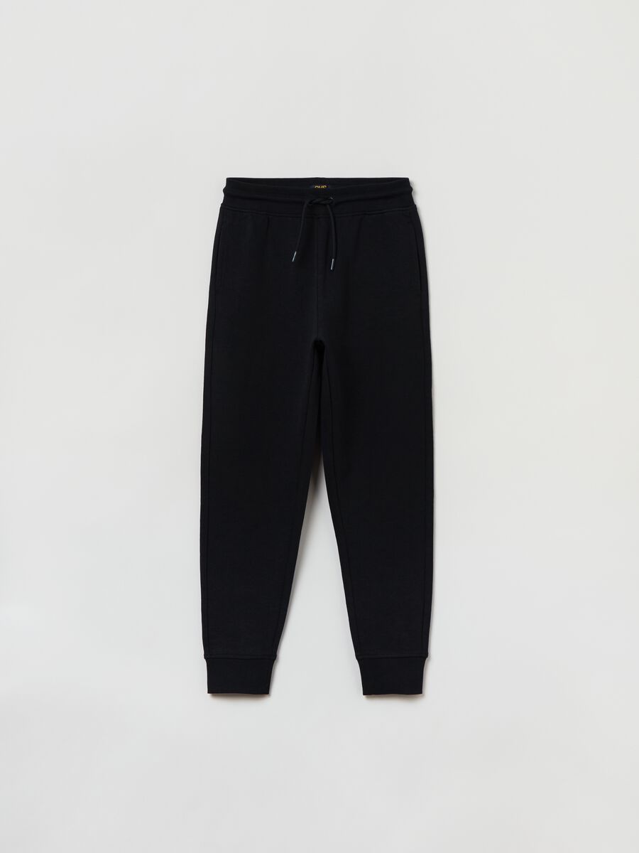 Joggers in felpa con coulisse _0