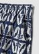 Pantaloni bianchi in pura viscosa con fantasia regular fit_5