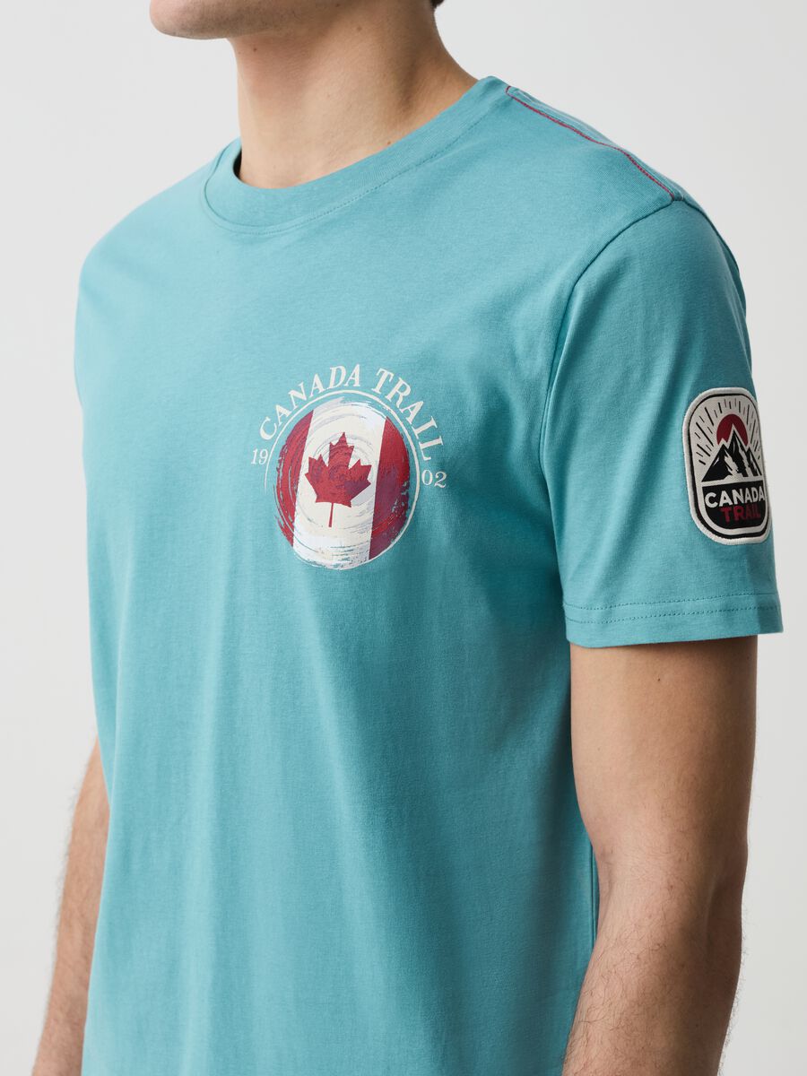 T-shirt con stampa Canada Trail_1