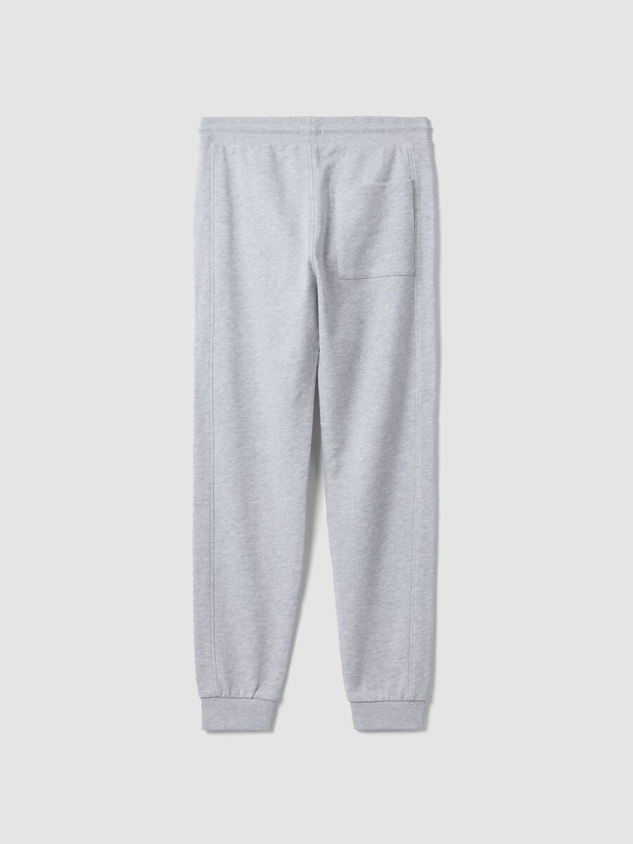 Grey organic cotton jogger trousers_6