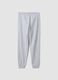 Grey organic cotton jogger trousers_6