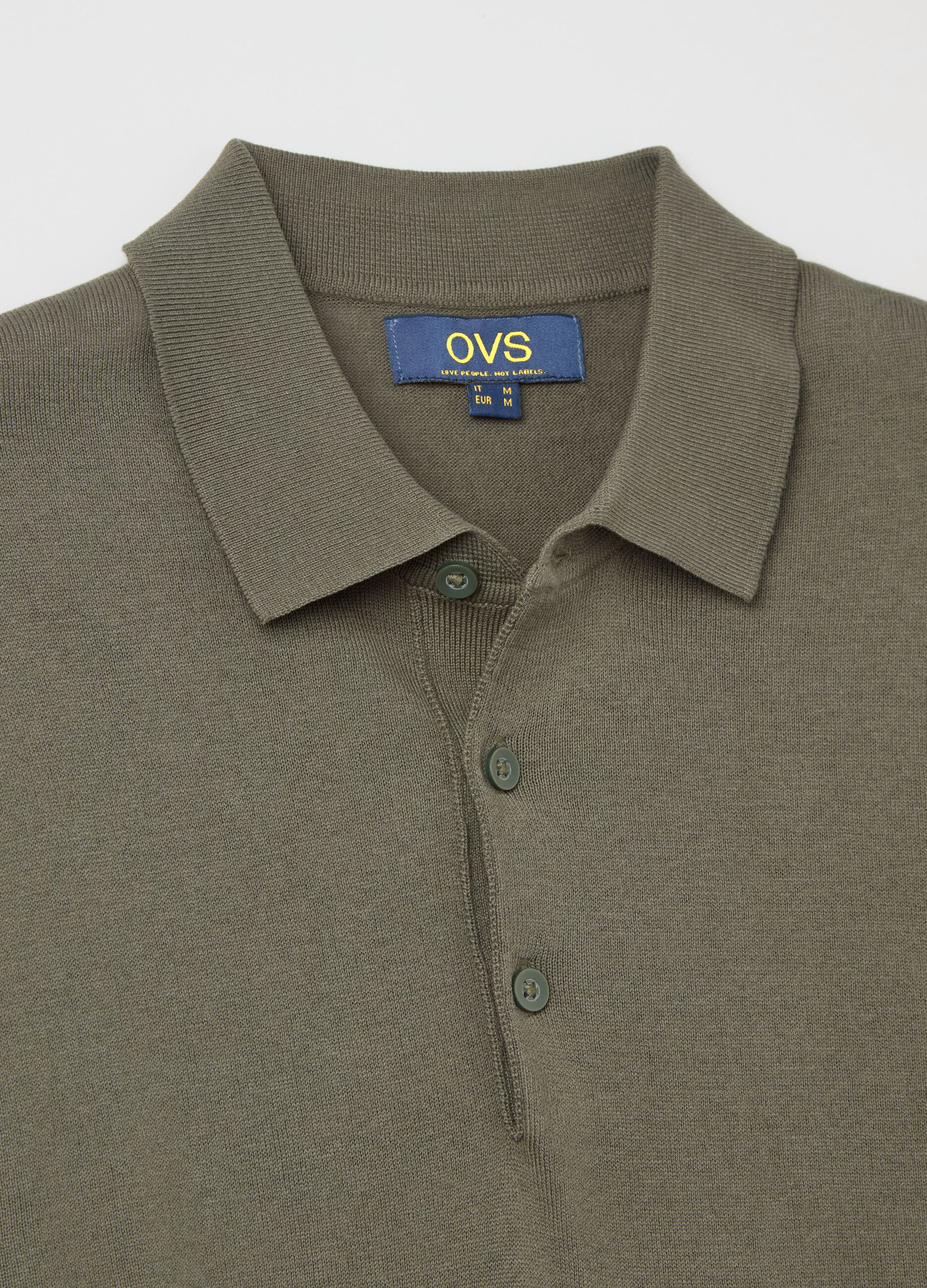 Polo in cotone tinta unita