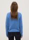 Regular fit blue cardigan in pure cotton with buttons_2