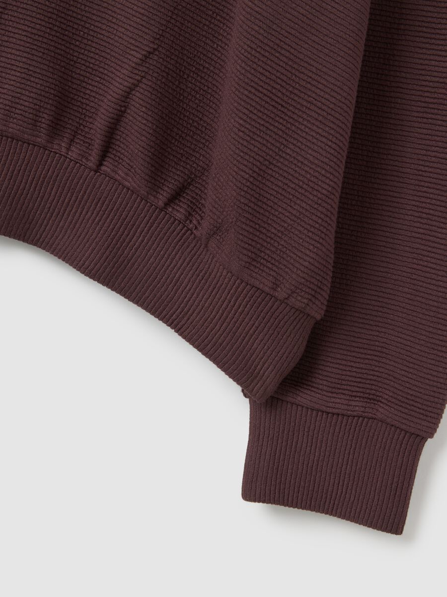 Brown regular fit sweatshirt_1