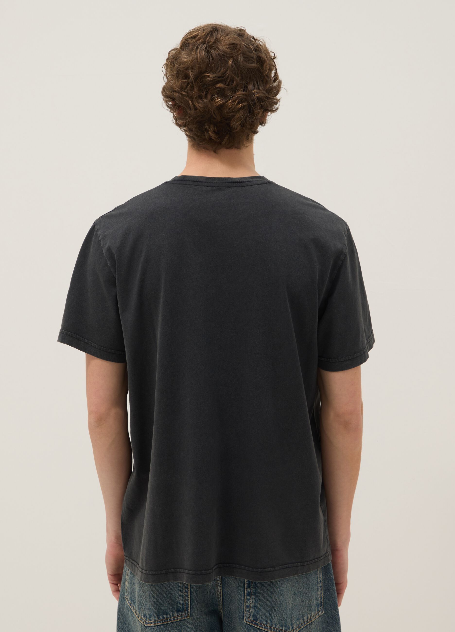 Black 2Pac print T-shirt in pure cotton, relaxed fit