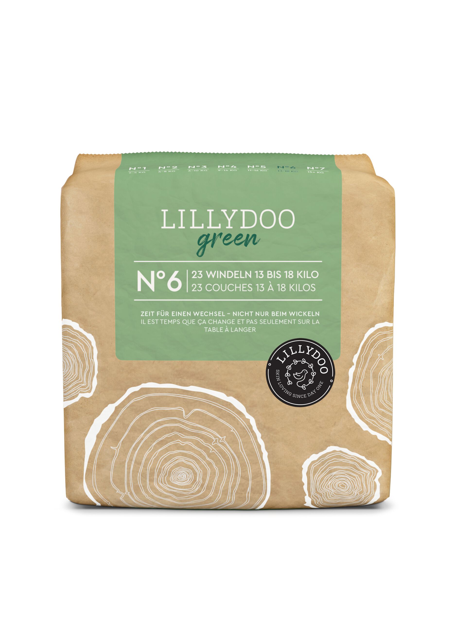 Lillydoo eco-sustainable nappies, No. 6 (13-18 kg)