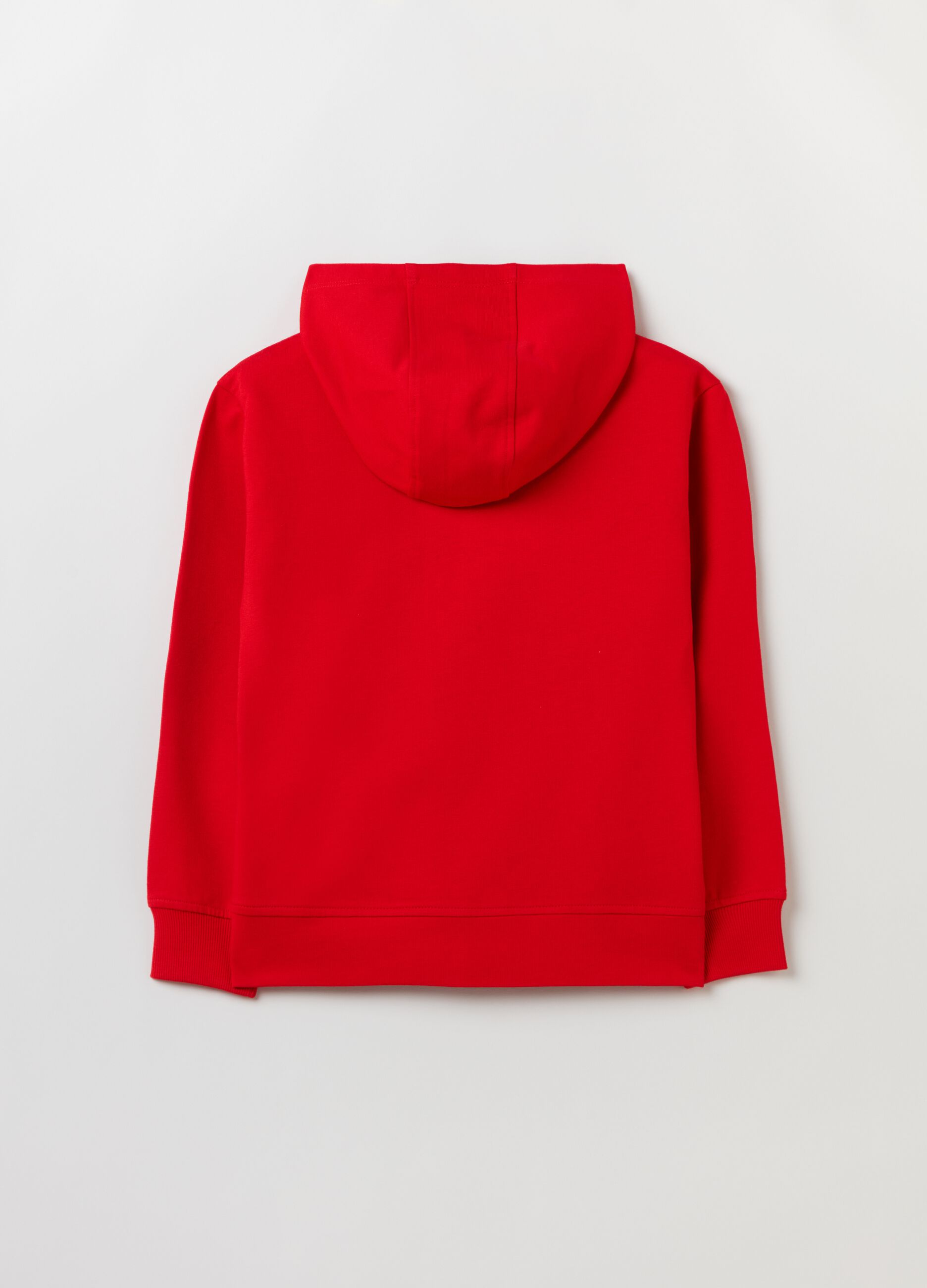 Full-zip in French Terry con cappuccio_1