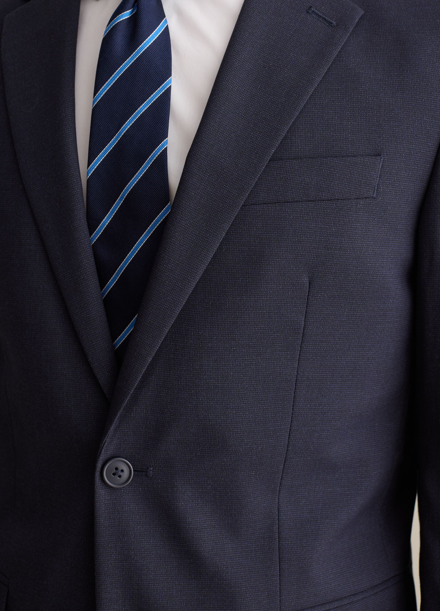 Single-breasted regular-fit blazer