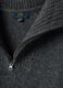 Grey regular-fit half-zip jumper in stretch wool_1