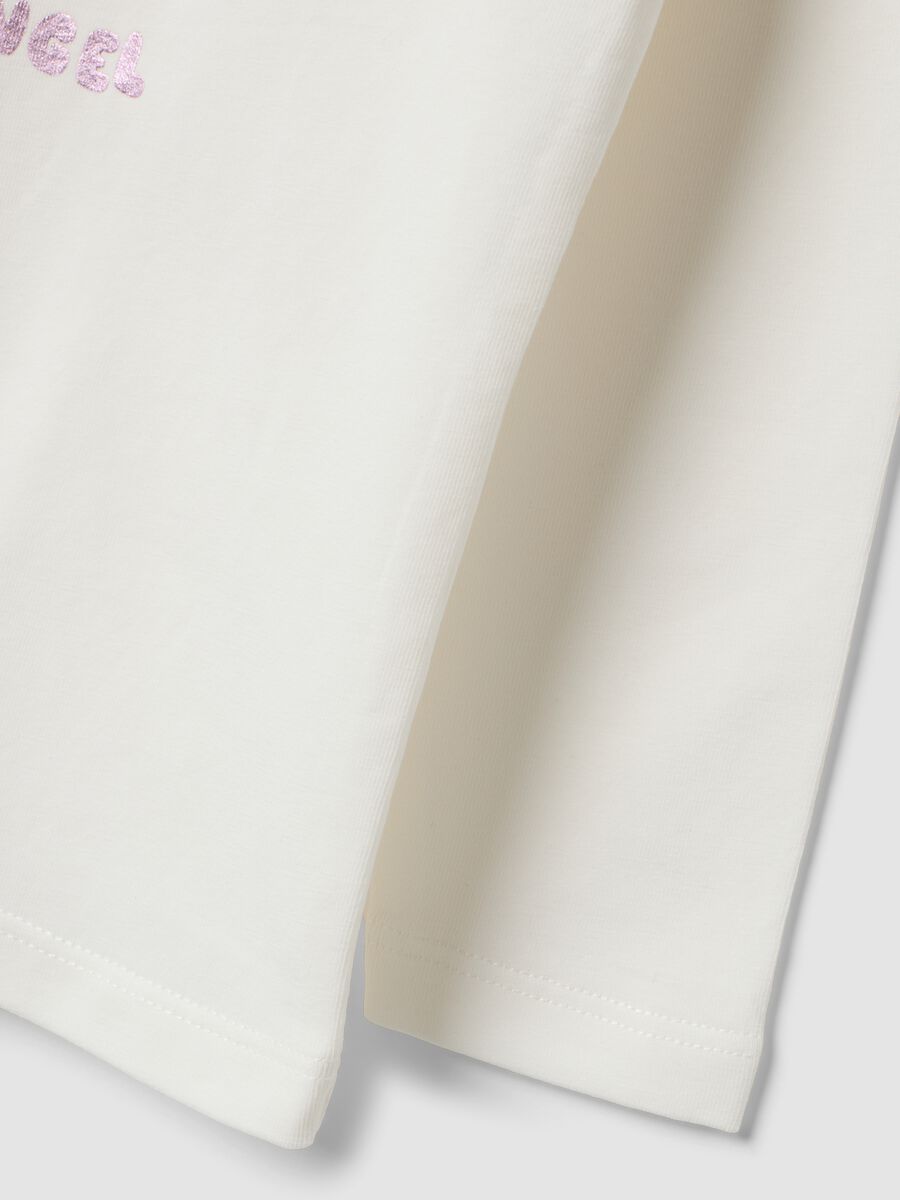 White long-sleeve stretch-cotton T-shirt with Lilo & Stitch print_3