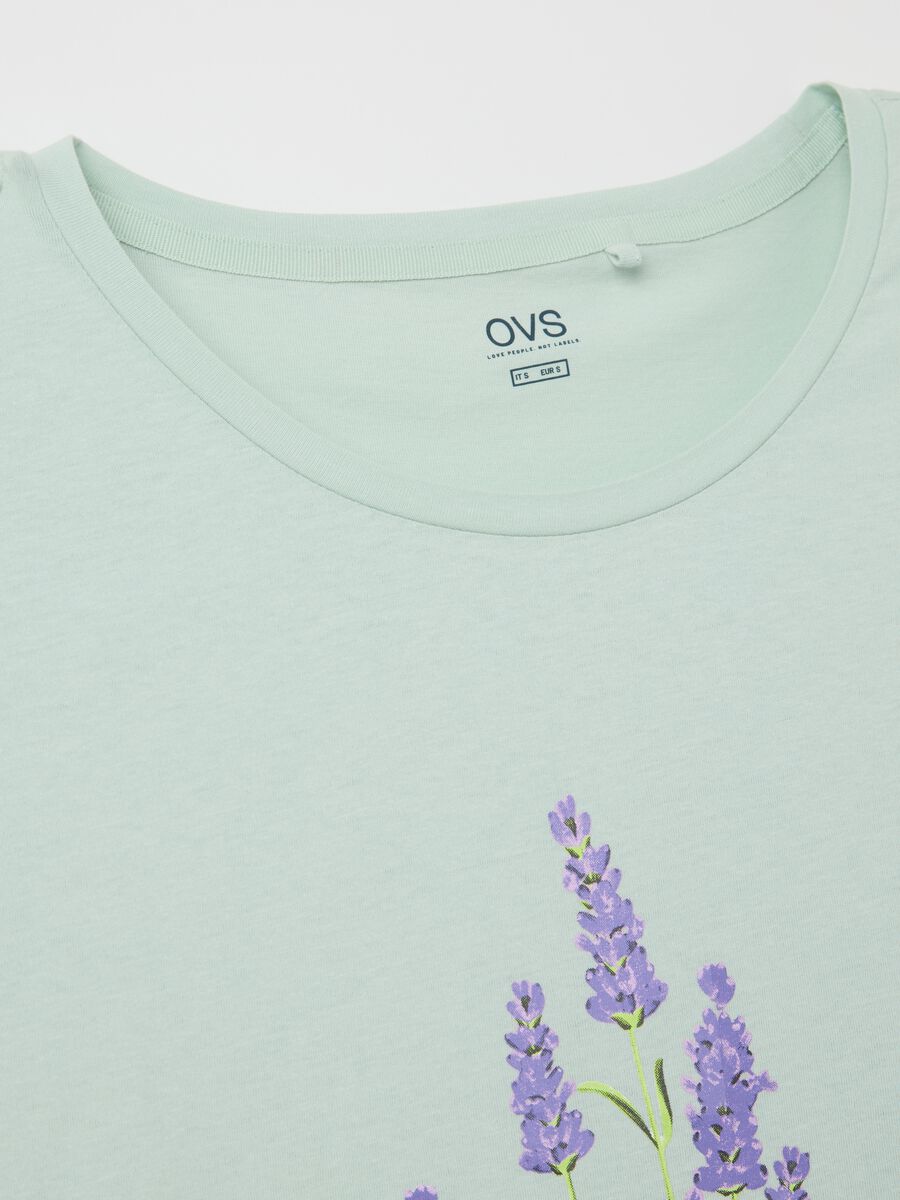 Blue nightdress with geometric print_5