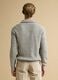 Light grey wool-blend jumper with collar, regular fit_3