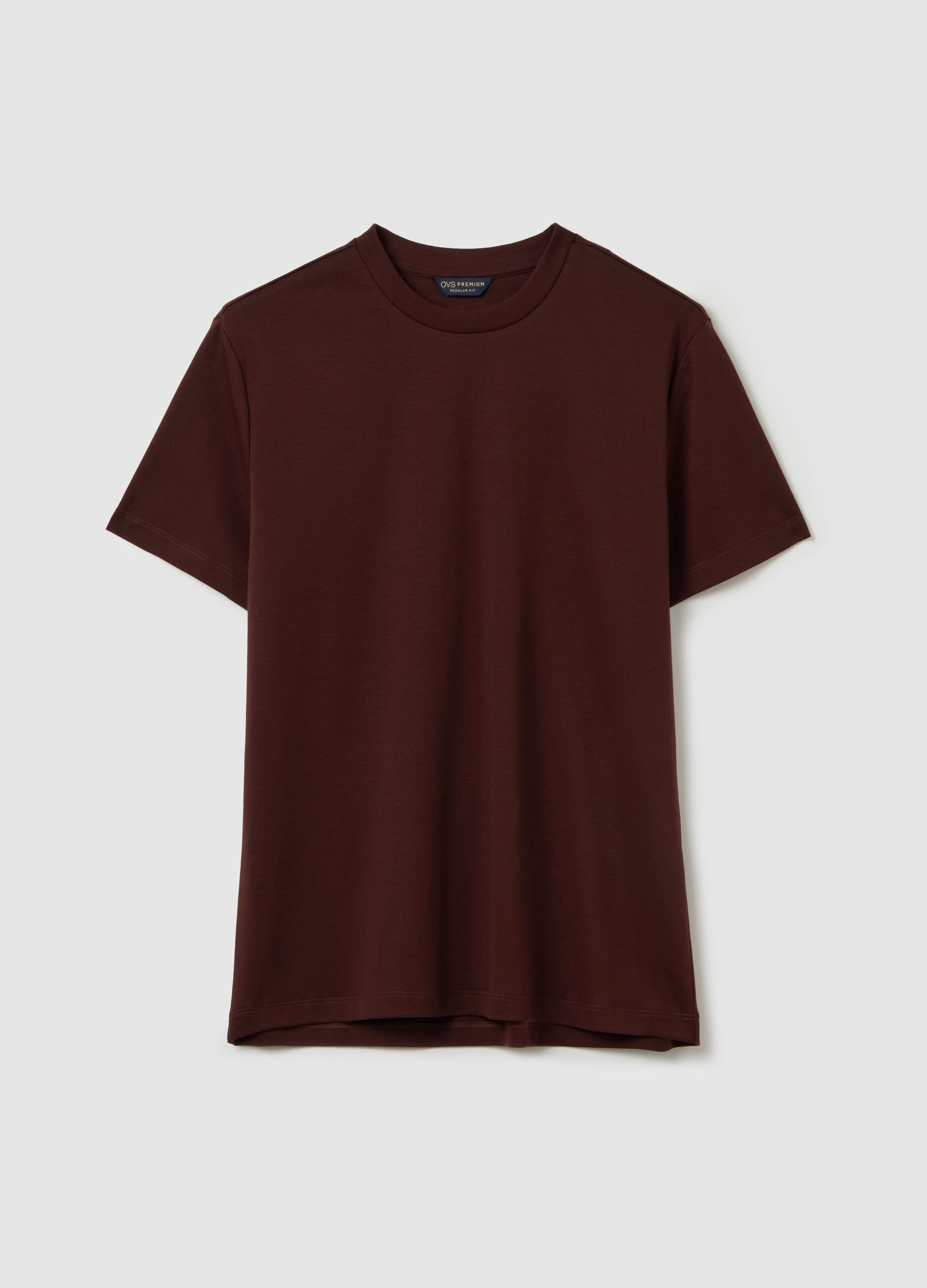 Regular-fit T-shirt with round neck