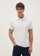 White pure cotton polo shirt regular fit_0