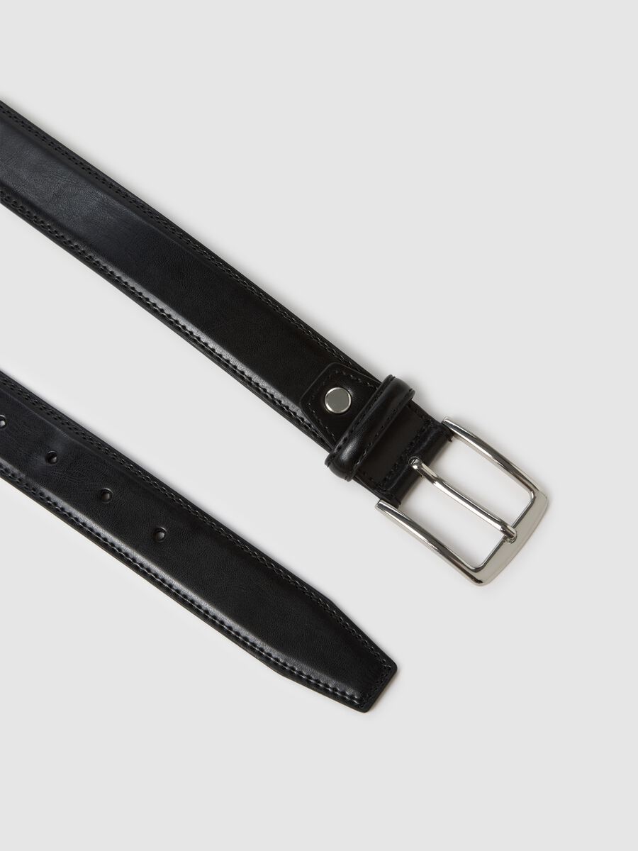 Cintura in vera pelle nera_1
