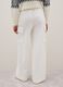 White cotton blend wide leg cargo trousers_2
