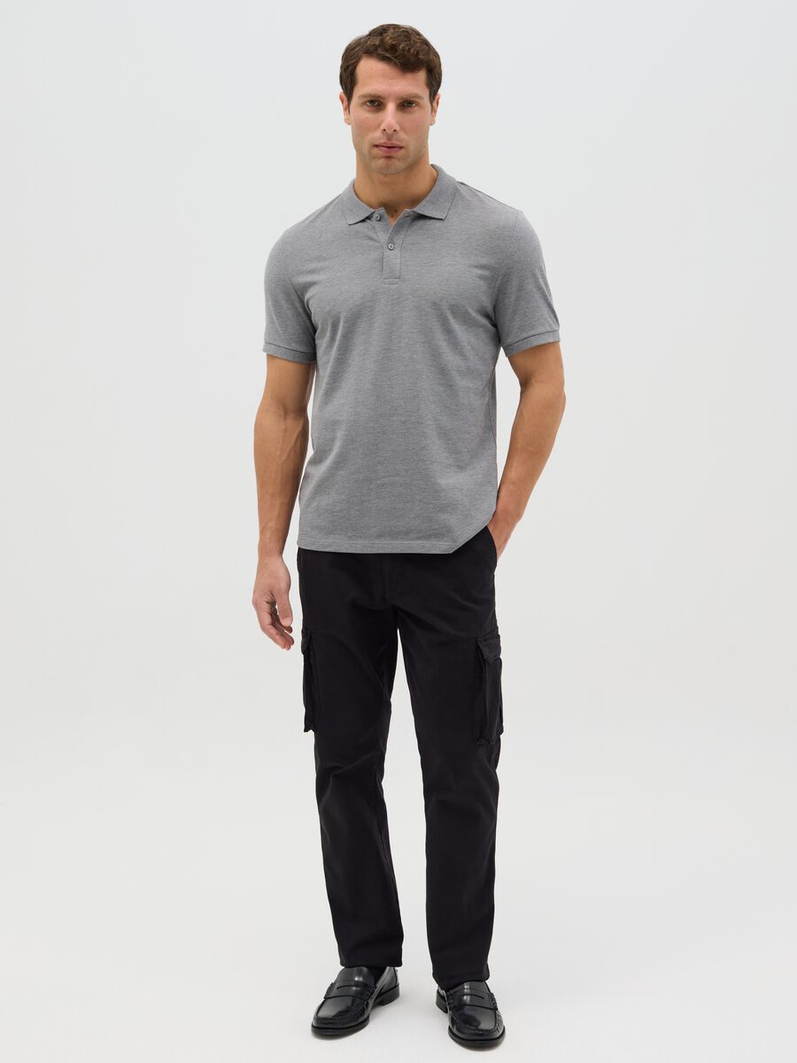 Regular-fit polo shirt in cotton_1