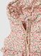 Multicolour padded girl's vest, regular fit with flowers_2