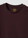 Brown organic cotton slim-fit short-sleeve T-shirt_6