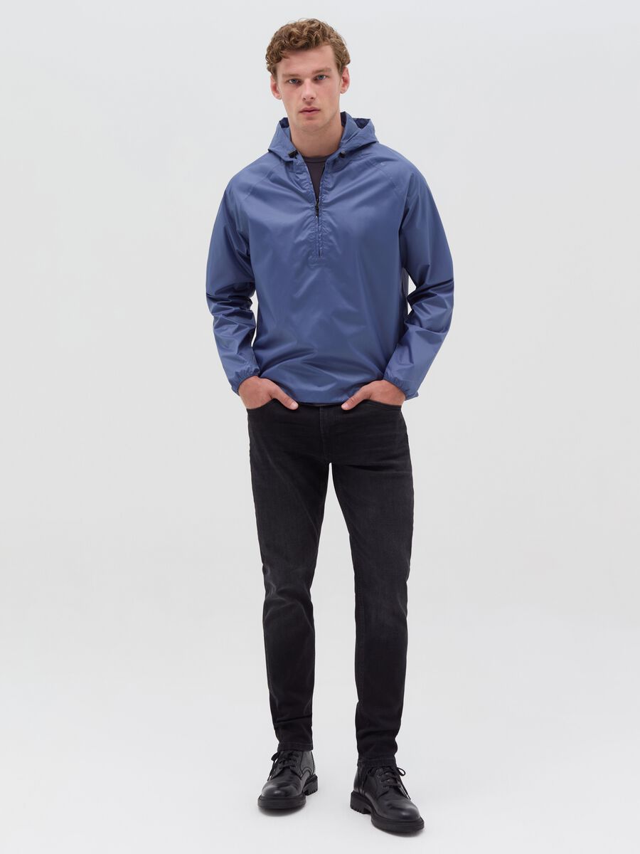 Essential waterproof half-zip jacket_1