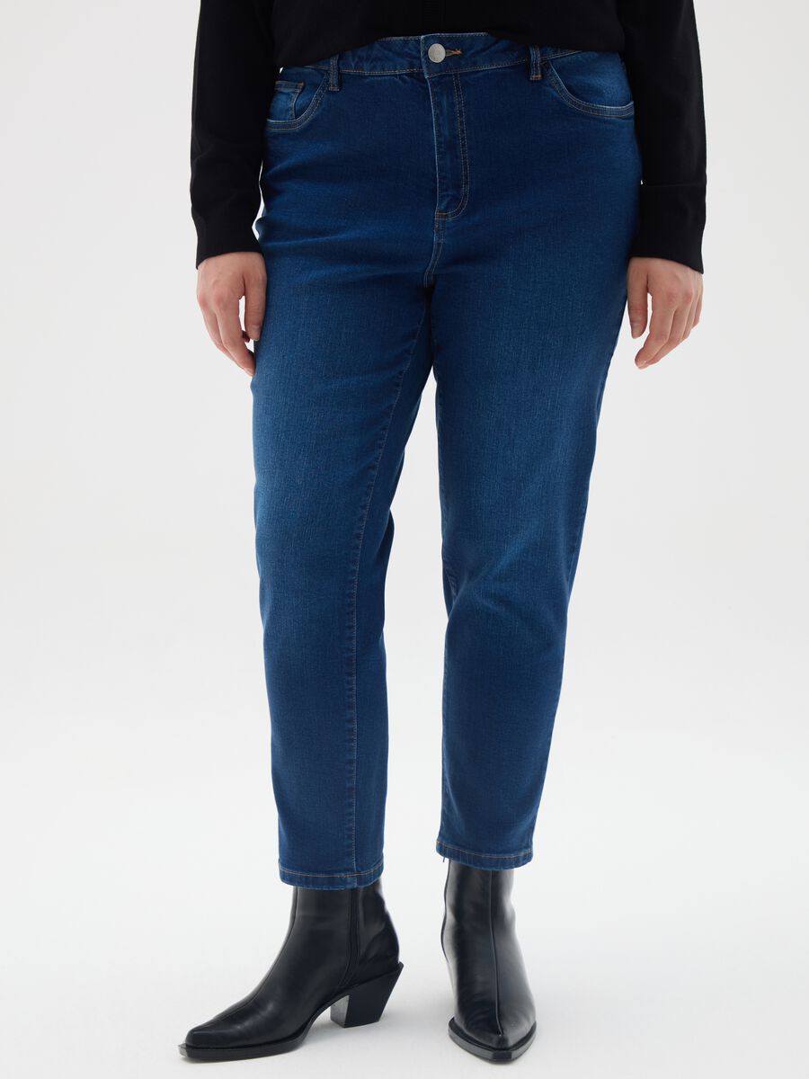 Jeans in denim blu slim fit_1
