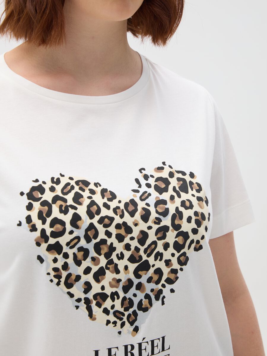 Women's White Pure Cotton T-shirt_2