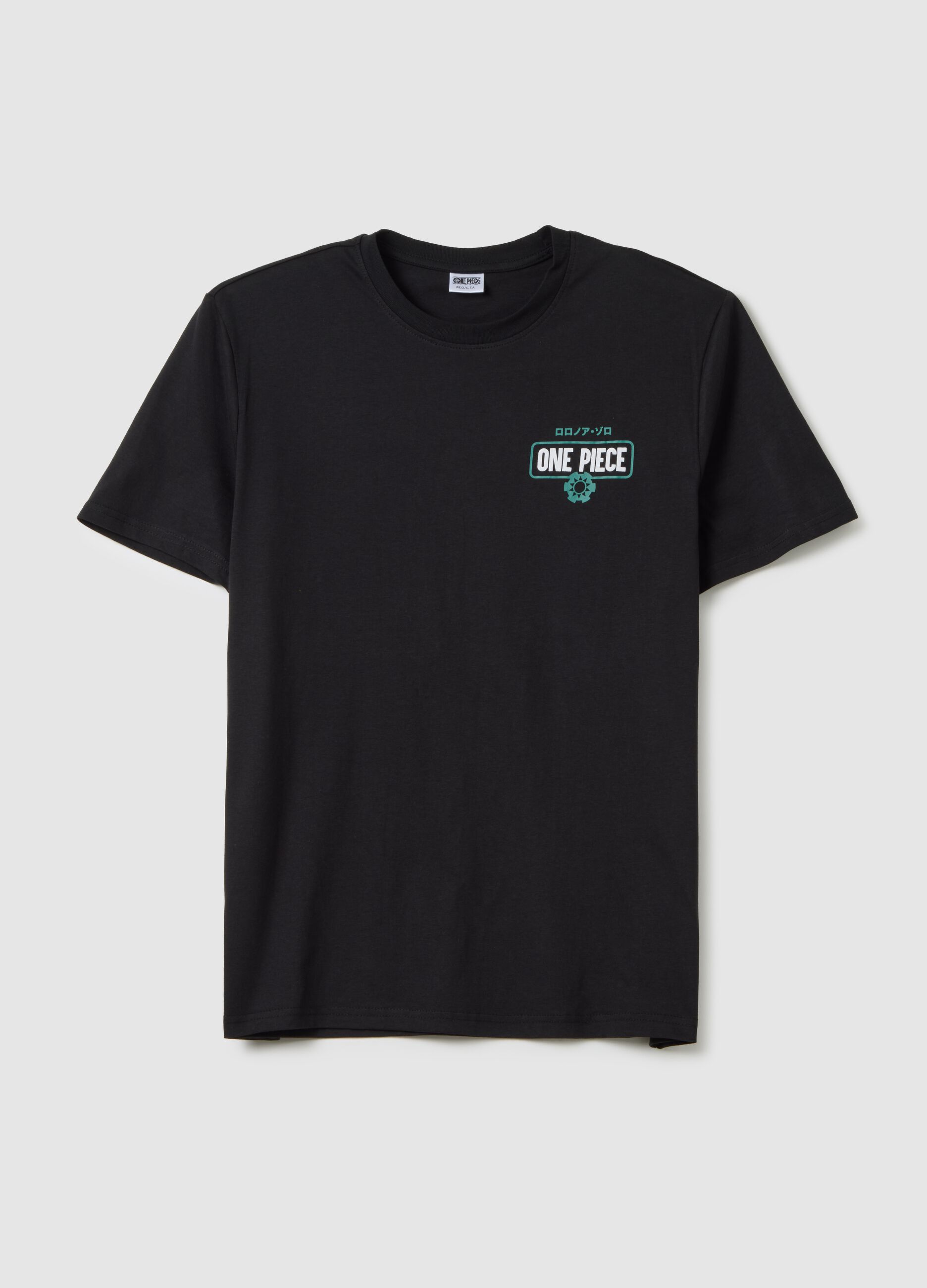 Men's pure cotton black regular fit t-shirt