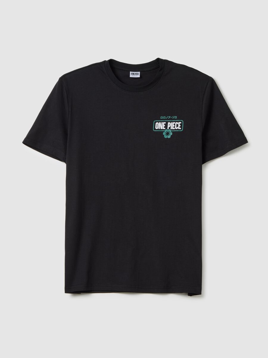 Men's pure cotton black regular fit t-shirt_0