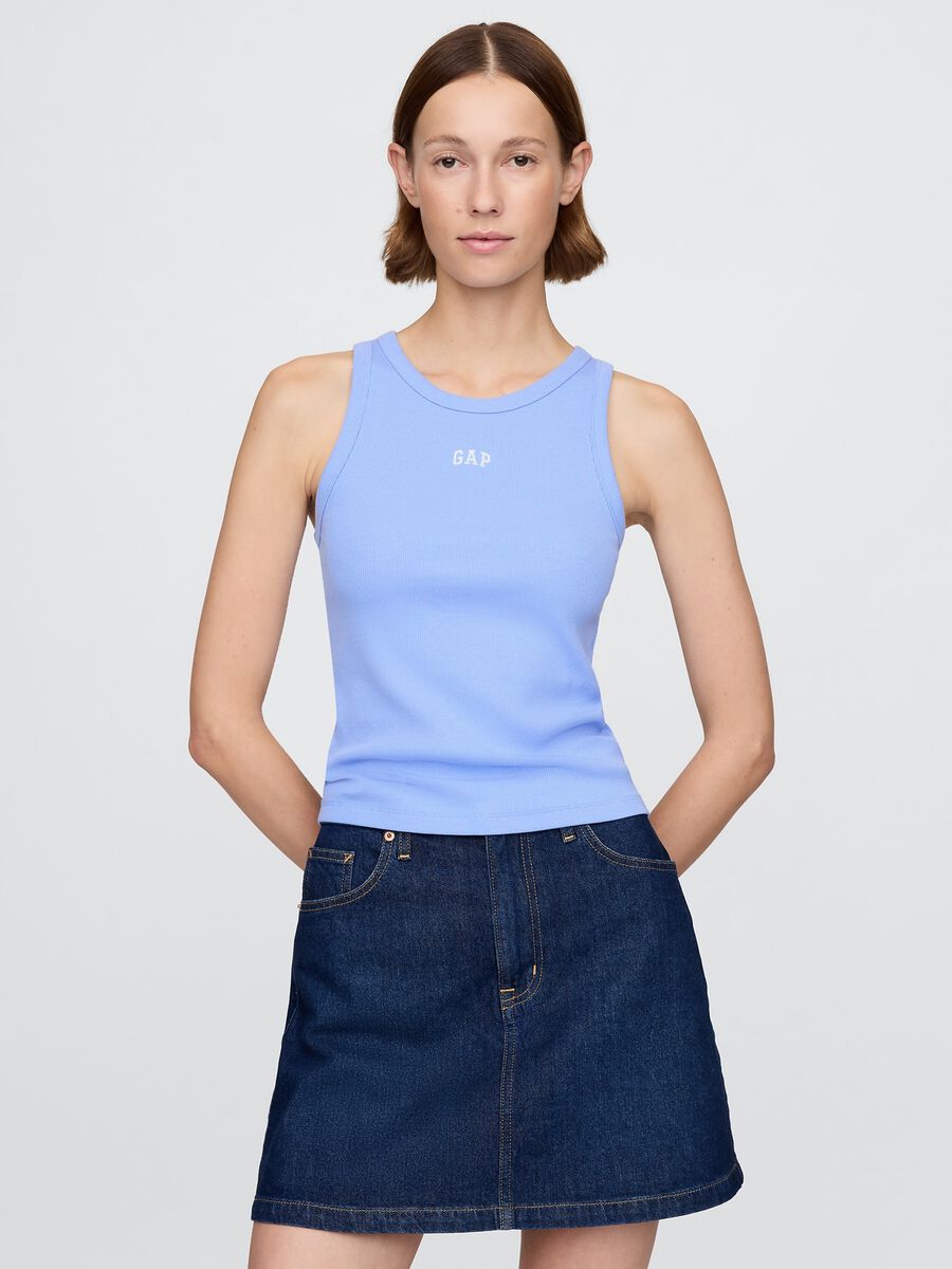 GAP Sleeveless Blue Top_0