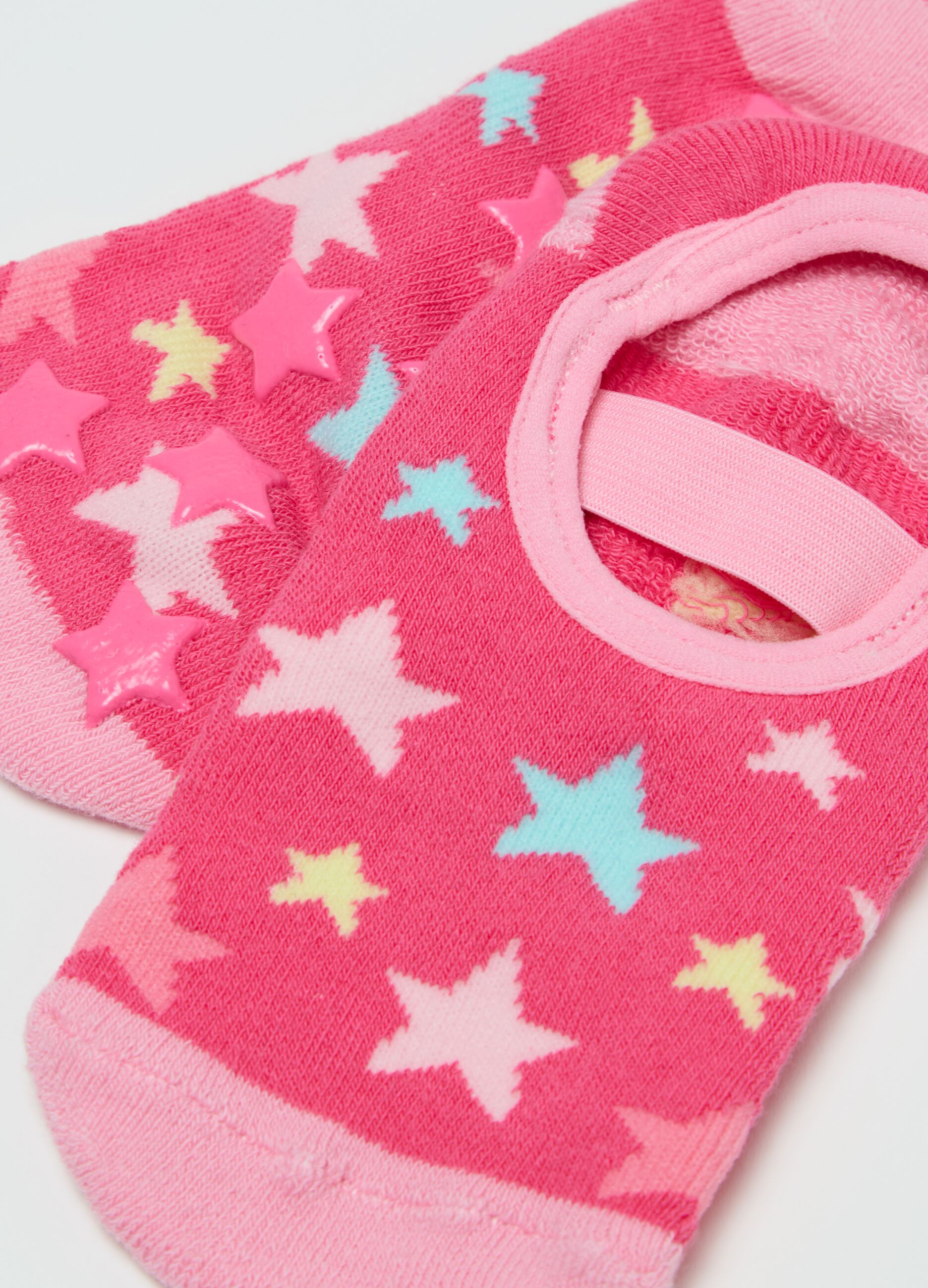 Slipper socks with elastic band
