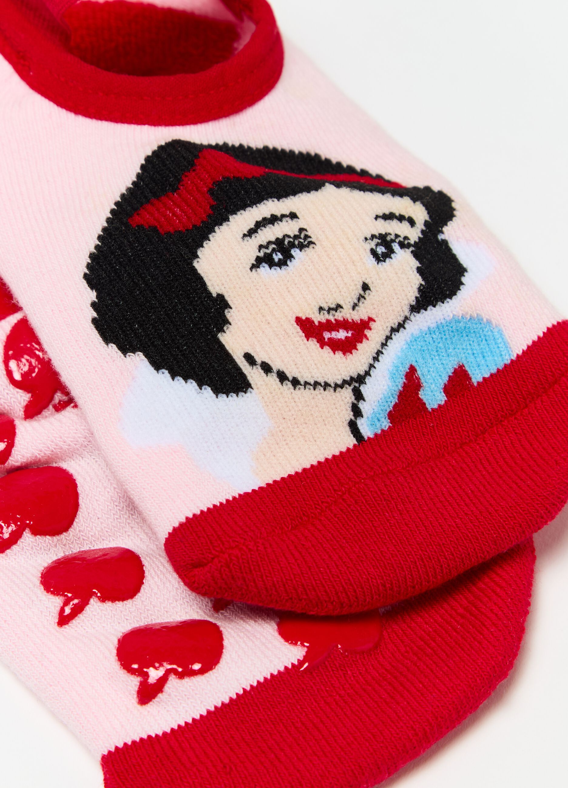 Snow White slipper socks in organic cotton