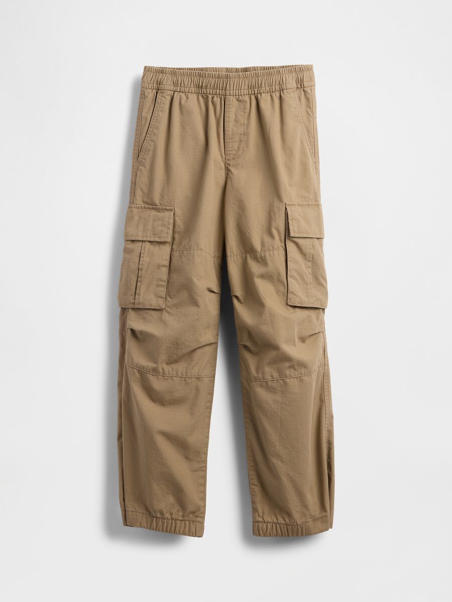 Pantaloni cargo beige_5