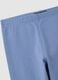 Girls' Blue Stretch Cotton Leggings_2