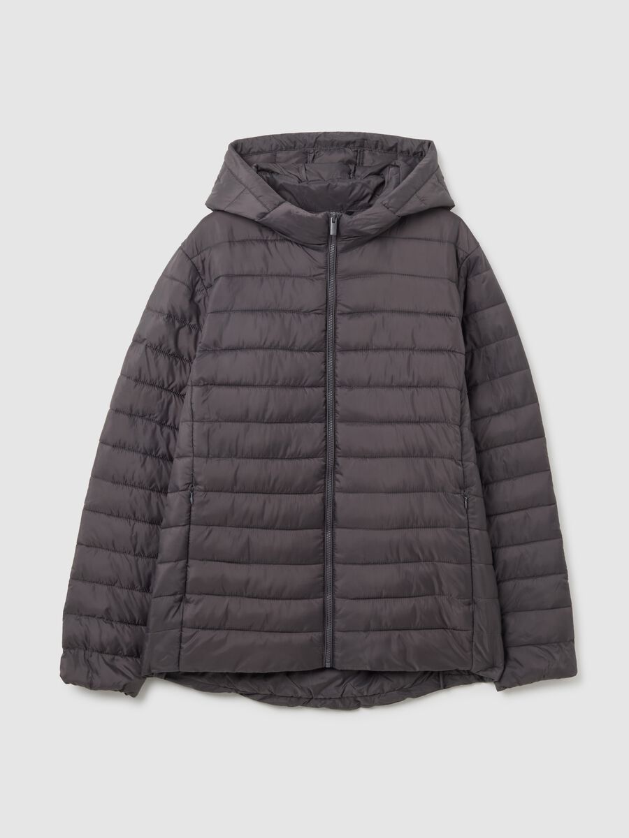 Grey Regular Fit Jacket_4