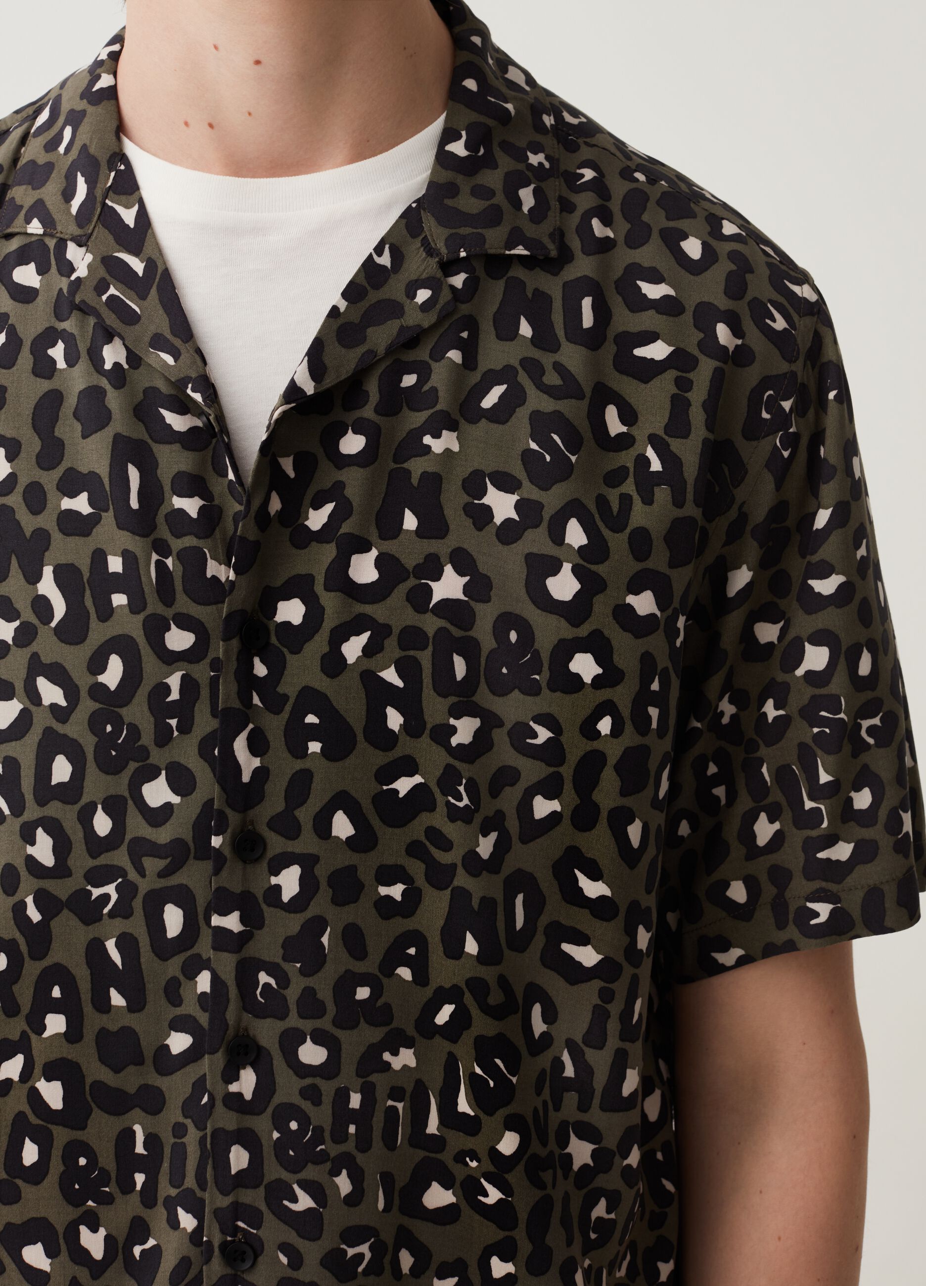 Camicia oversize in viscosa sostenibile Grand&Hills_3