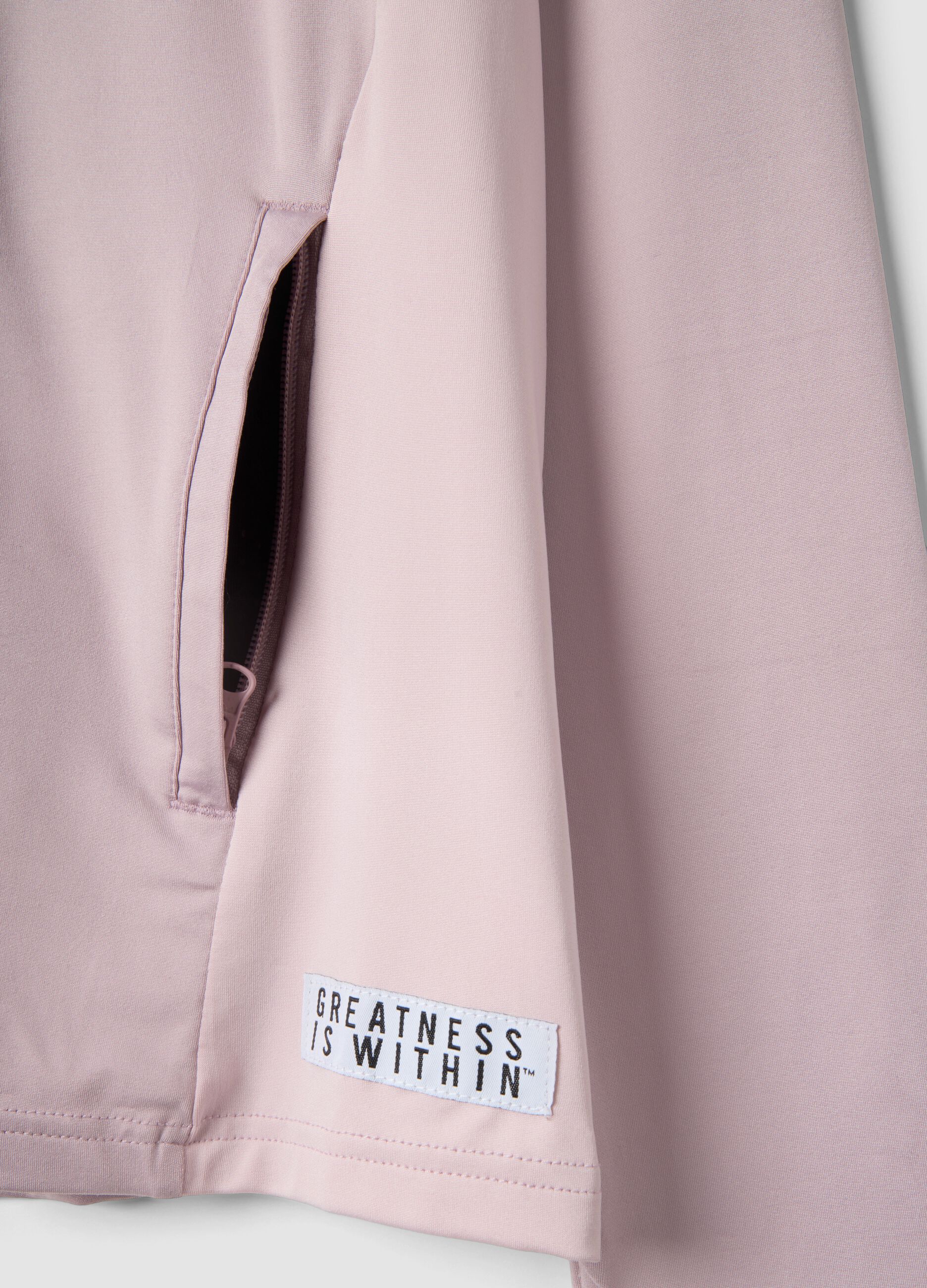 Light pink regular fit jacket with full zip