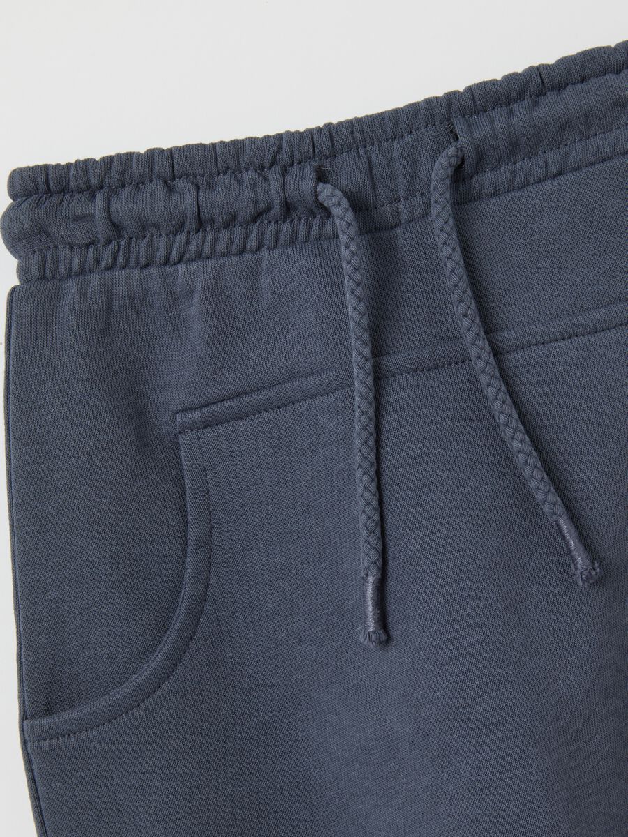 Infant pure cotton blue trousers regular fit_3