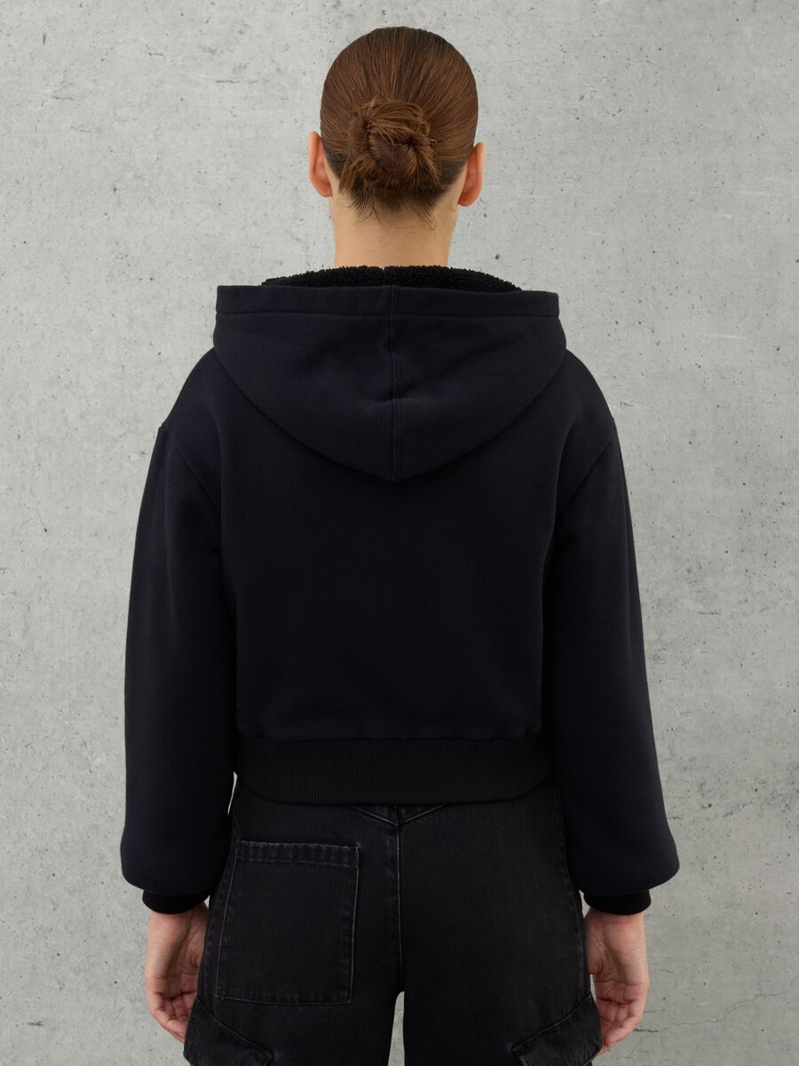 Teddy Zip Hoodie Grey Mélange_3