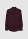 Bordeaux pure cotton regular fit shirt_0