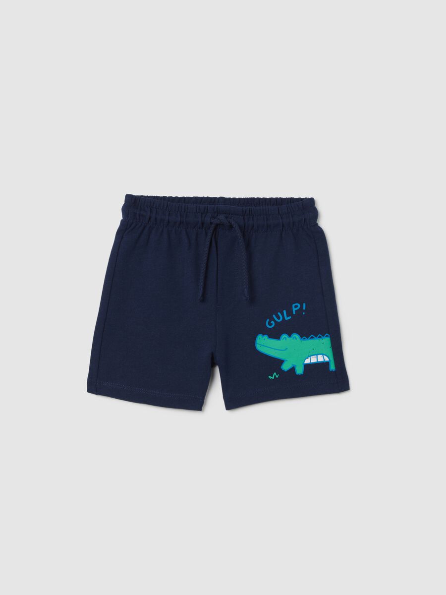 Fagottino Original Cotton Blue Shorts_0