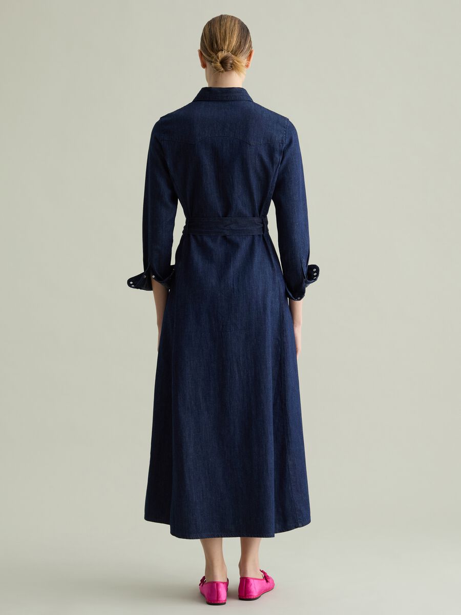 Denim shirt dress_2