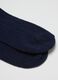 Blue long socks in wool and cashmere blend_2