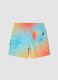 Boys&rsquo; multicolour ombr&eacute; swim shorts with tropical print_1