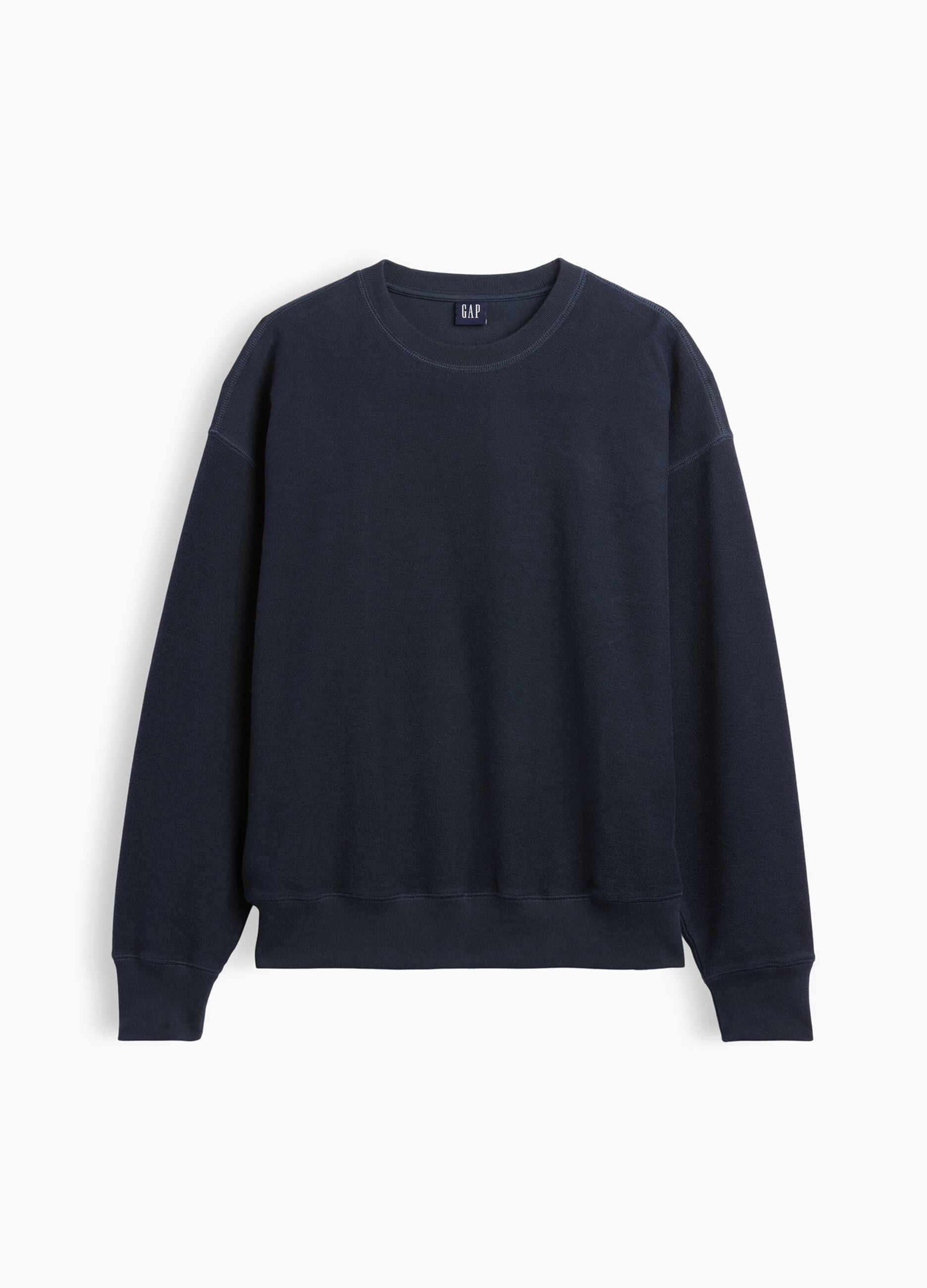 Blue sweatshirt in pure cotton